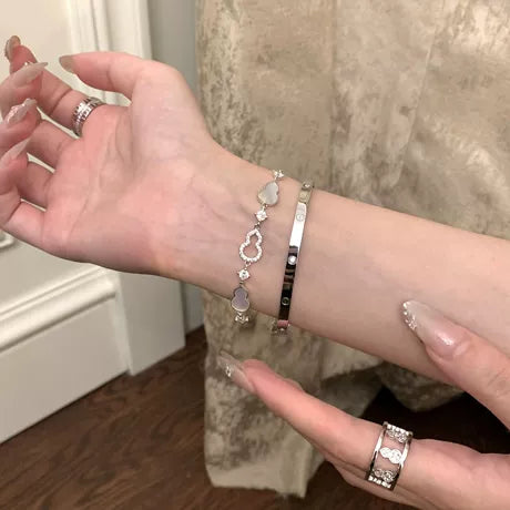 Sparkling Gourd Bracelet for Women – Affordable Luxury, Unique & Exquisite, Cool & Refined Aesthetic – New Chinese Style – 2025 New Arrival – Stackable Design